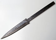 Damascus High Carbon Steel Dagger Blank Blanks Blade Knife Making Knives