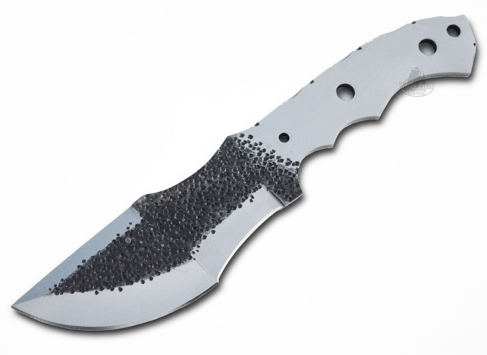 Hammered D-2 Steel Tracker Knife Making Blank Blade Hunting Skinning Skinner D2 Knives