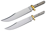 Set of Blanks - Medium + Large Blades Knife Making Knives Hunting Blank Skinning Custom