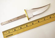 Knife Blade Short Clip Point Skinner Knife Making Blanks w/Guard Knives Hunting Hunter