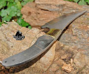 CUSTOM BLANK Upswept Skinner Knife Making Blanks w/Guard Knives Hunting Hunter