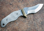 Modified Skinner Blade Curved Upswept Blanks Knife Making Hunting Blades Steel