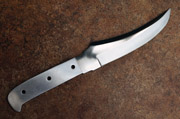 D2 Steel Upswept Knife Making Blank Blade Hunting Skinner Skinning D-2 Knives
