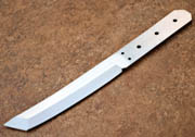 D2 Steel Traditional Tanto Knife Blank Making Blade Hunting Skinner Skinning D-2 Knives