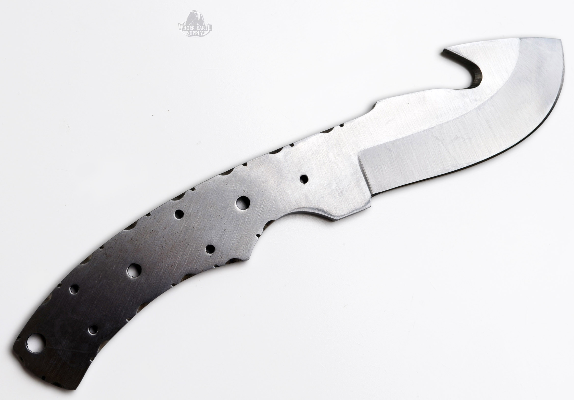 High Carbon 1095 Steel Guthook Knife Blank Blade Hunting Skinning Skinner 1095HC