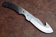 D2 Steel Guthook Knife Making Blank Blade Hunting Skinner Skinning D-2 Knives