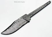 Clip Point Damascus High Carbon Steel Blank Blanks Blade Knife Knives Making