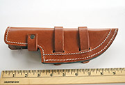 EXTRA LARGE - Light Brown Thick Leather Tracker Sheath Blade Knife Blanks Knives