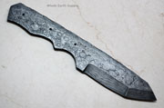Damascus Knife Blank Blade Tanto Tactical Hunting 1095 High Carbon Steel Making