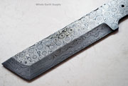 Damascus Knife Blank Blade Making Tanto Hunting Skinning Skinner Best Steel